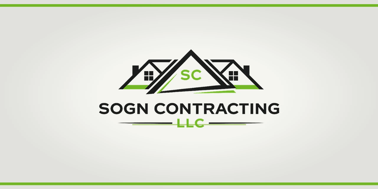 Sogn Contracting Bandon Oregon: company logo with green and gold accents.